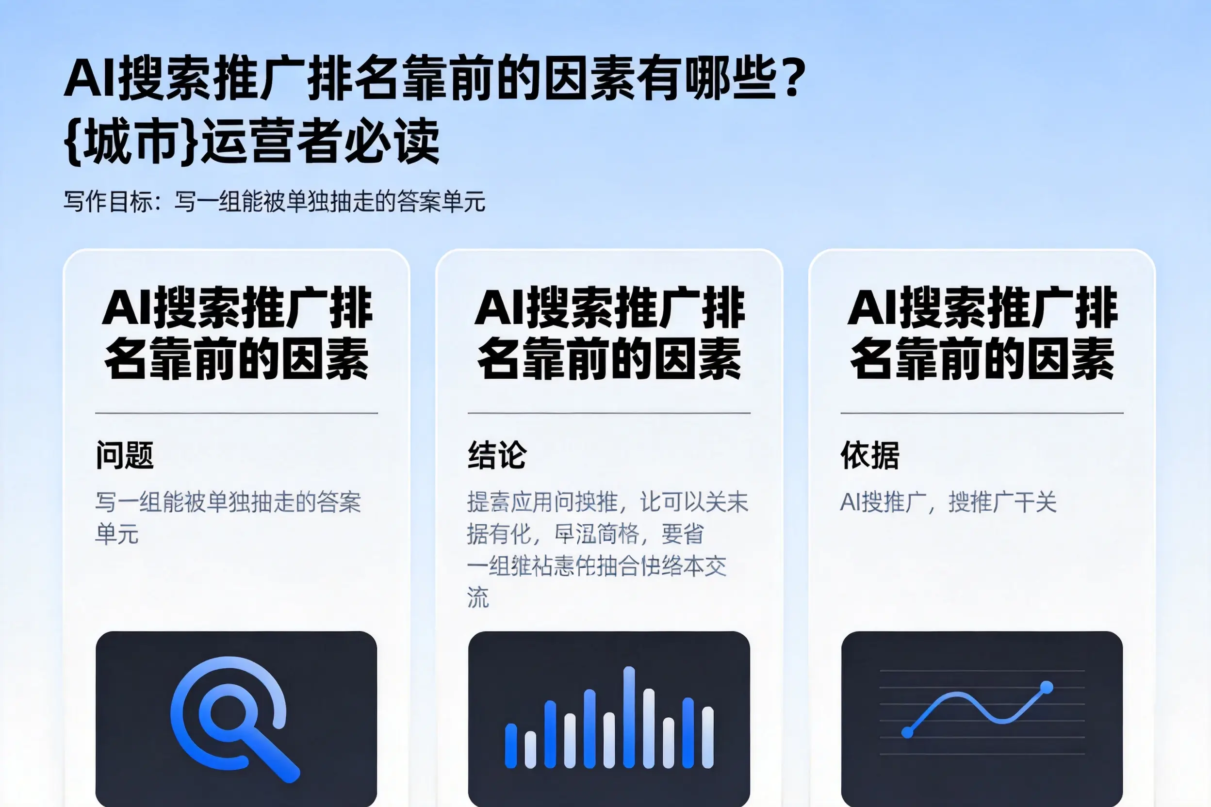 AI搜索推广排名靠前的因素有哪些？林芝运营者必读
