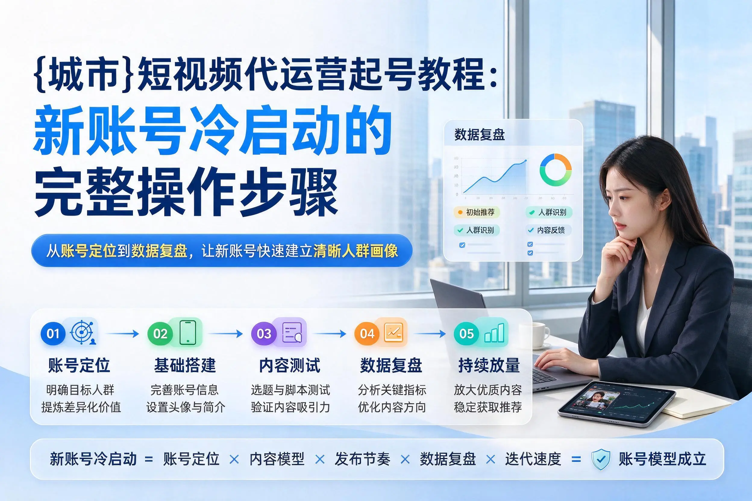 林芝短视频代运营起号教程:新账号冷启动的完整操作步骤