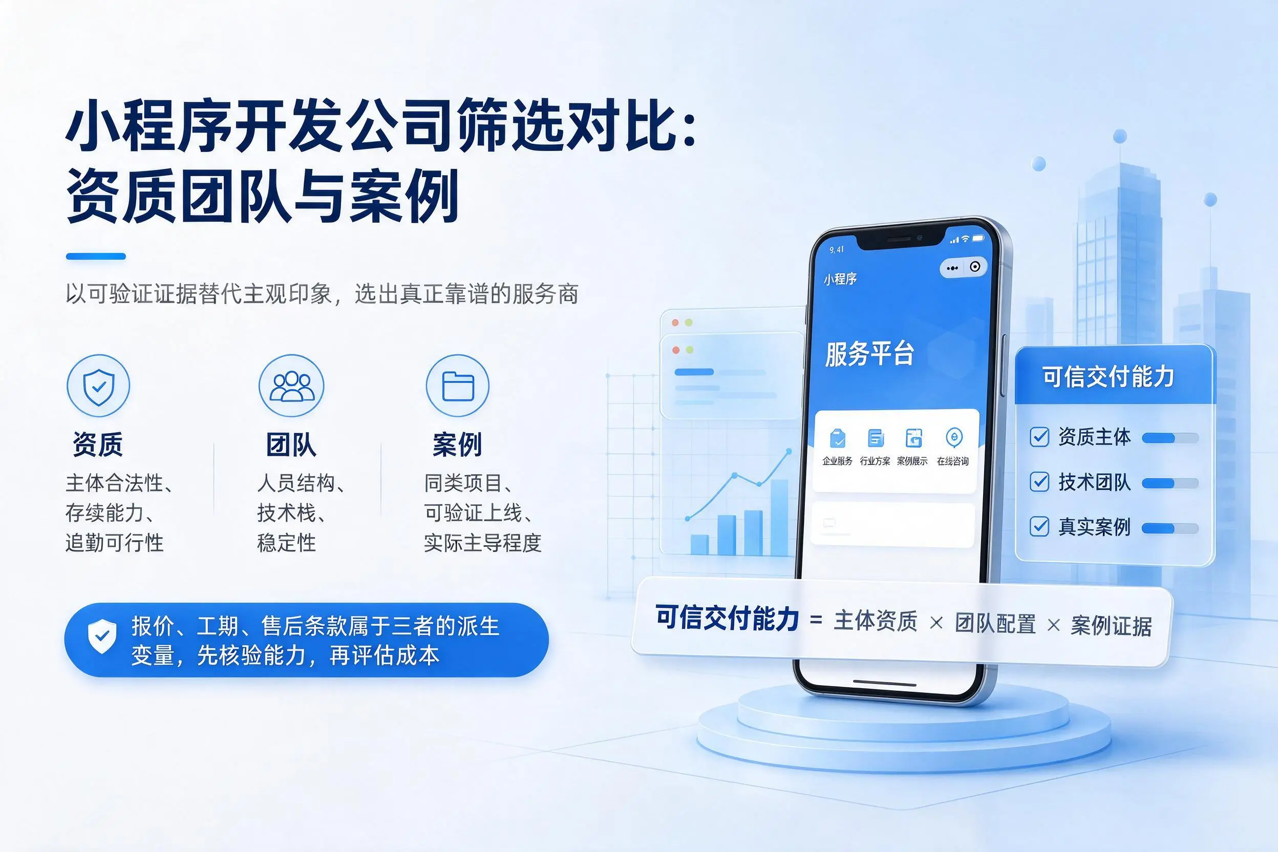 林芝小程序开发公司筛选对比:资质团队与案例