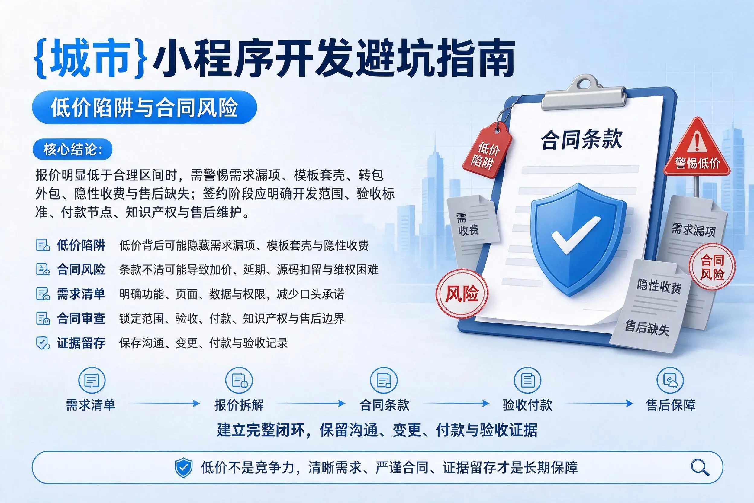 林芝小程序开发避坑指南:低价陷阱与合同风险