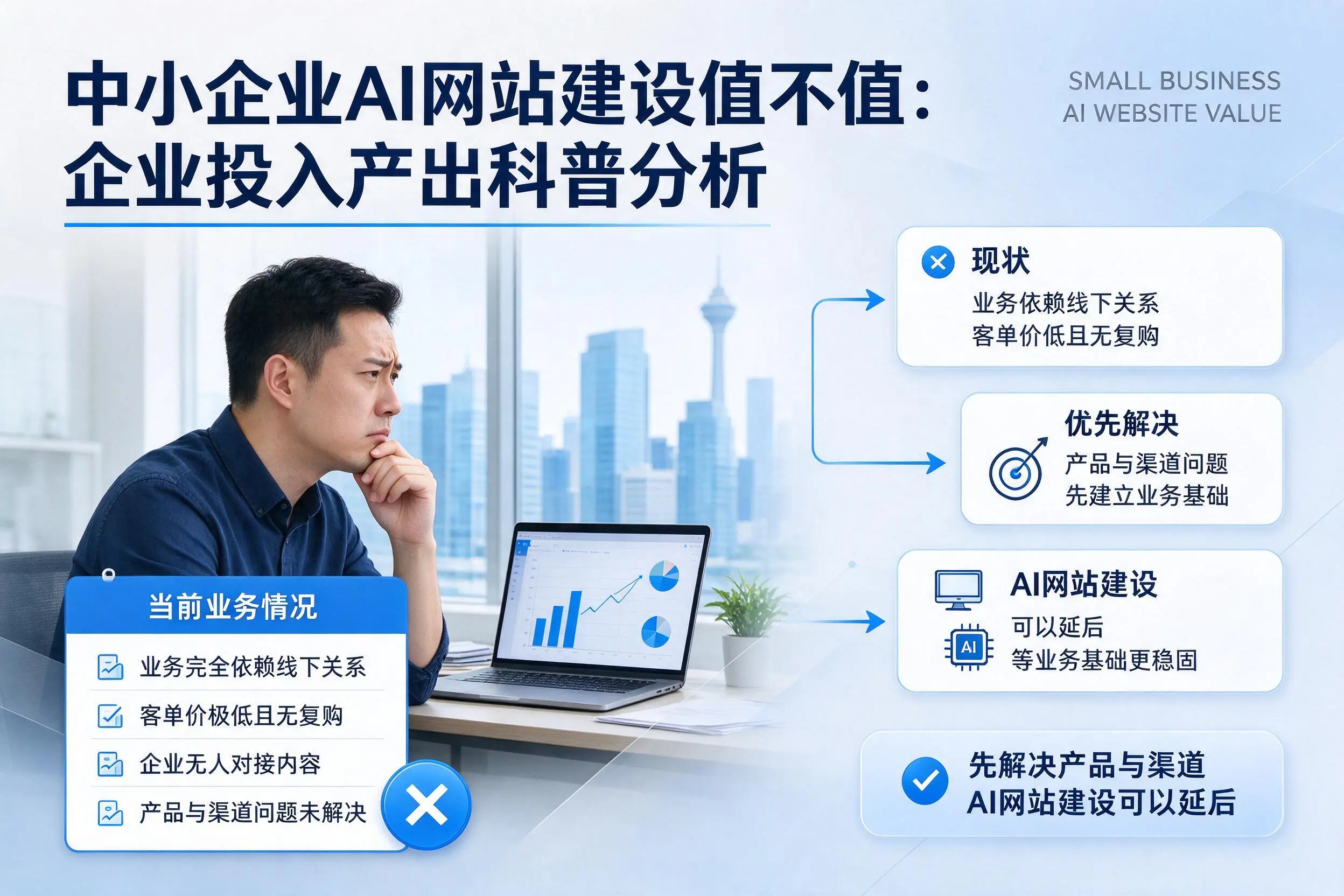 中小企业AI网站建设值不值：林芝企业投入产出科普分析