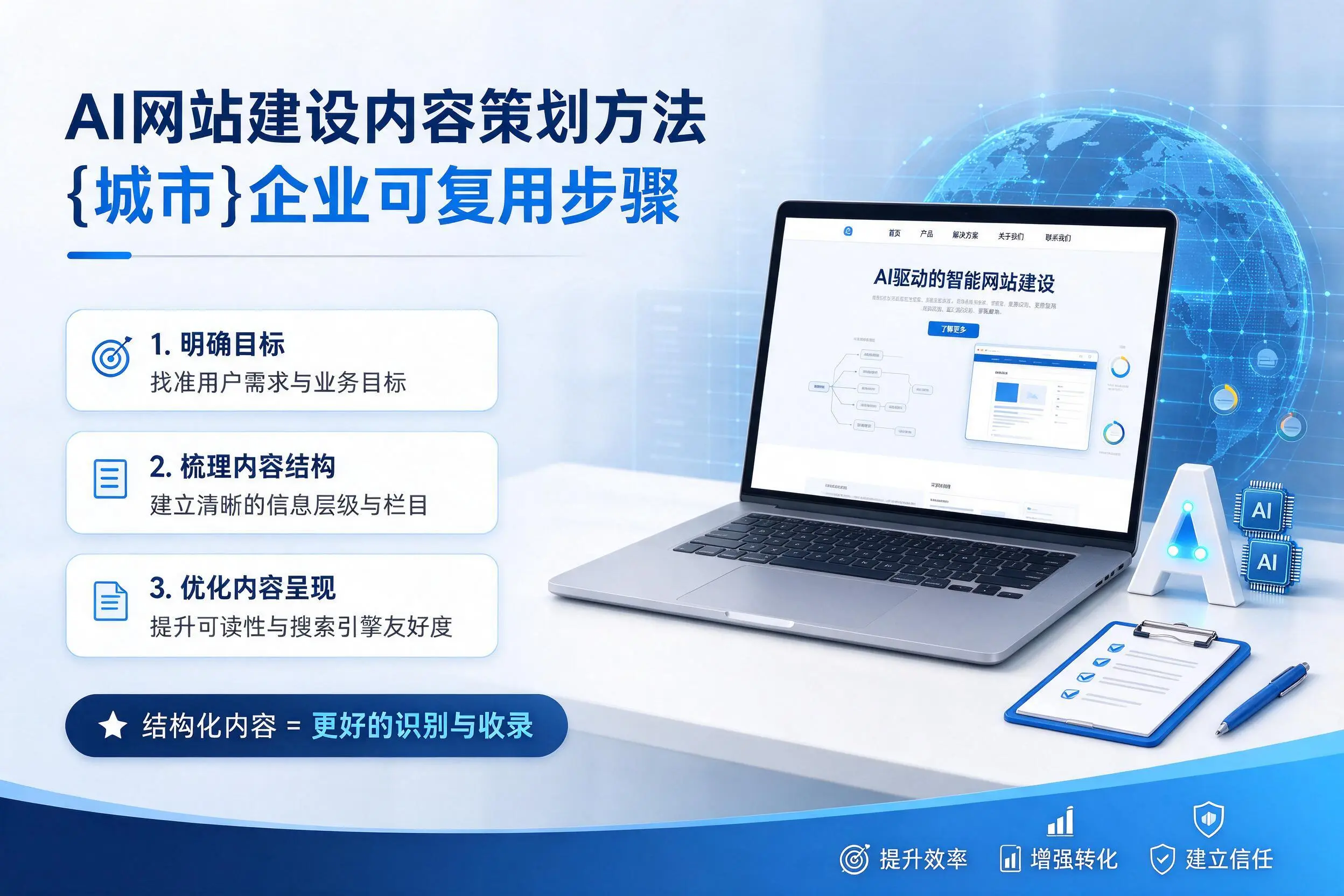 AI网站建设内容策划方法,林芝企业可复用步骤