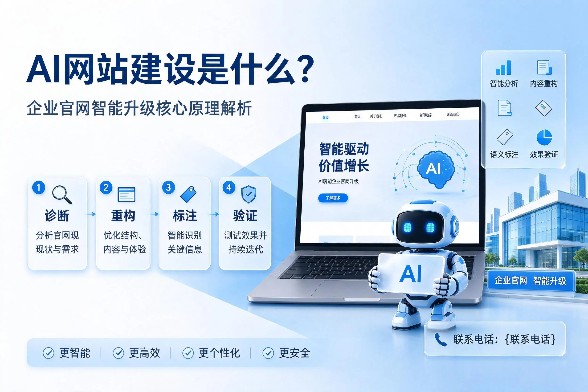 AI网站建设是什么?林芝企业官网智能升级核心原理解析