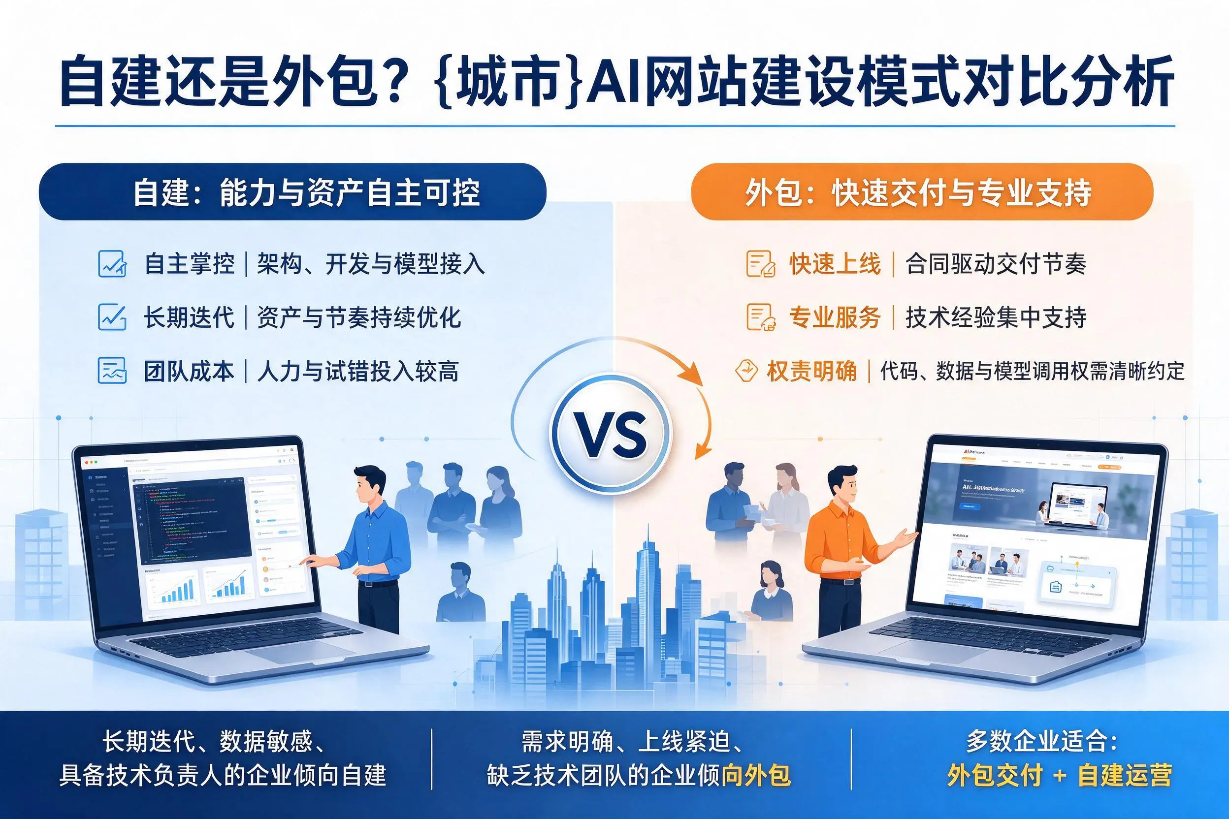 自建还是外包？林芝AI网站建设模式对比分析