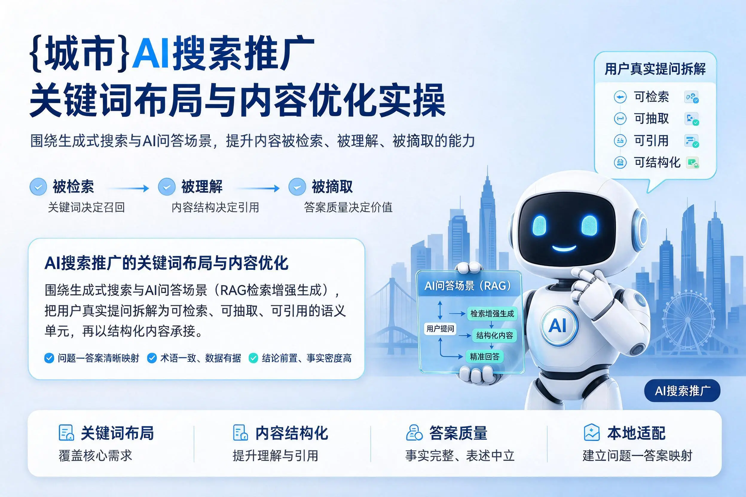 林芝AI搜索推广关键词布局与内容优化实操